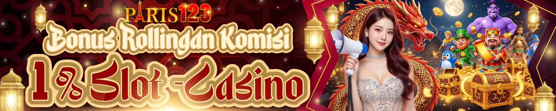 PARIS123 BONUS ROLLINGAN KOMISI 